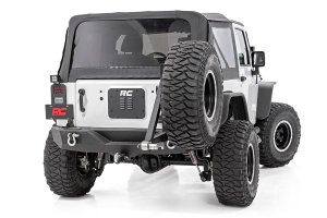 Jeep Wrangler Tailgate Vent Cover - Rough Country - Black - '07-'10
